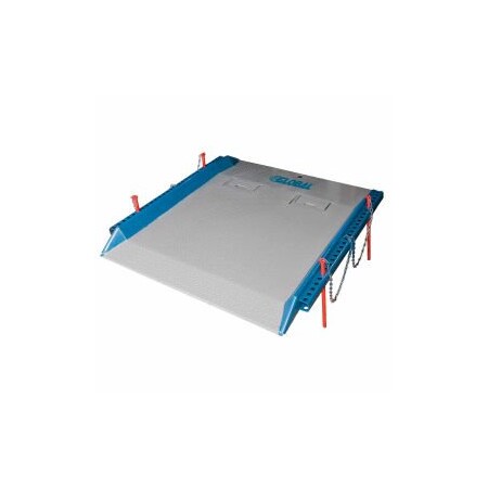 Bluff Mfg Bluff Steel Red Pin Heavy Duty Dock Board 72 x 66 20,000 Lb. Cap. 20C7266